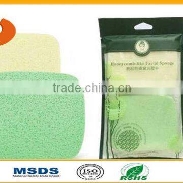 Colored face cleaning sponge