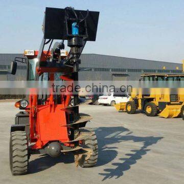 Cheap Farm Tractors Wheel Loader Oj-16 With Auger photo-6