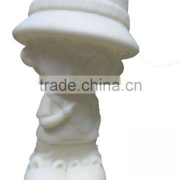 White Vinyl Toy, Kids Color Painting DIY Toys,Little Boy Figure Money Box