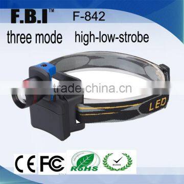 three modes strong power zoomable headlamp led cap light