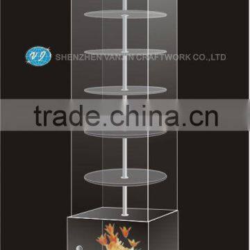 acrylic rotating counter display