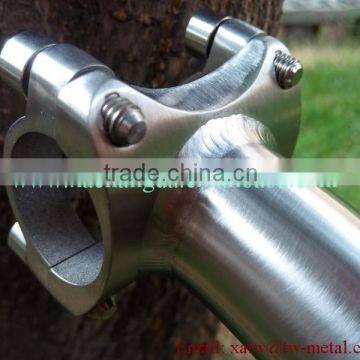 XACD Made Titanium Bending Stem Ti Folding Bicycle Stem Titanium Bending Stem Custom photo-4
