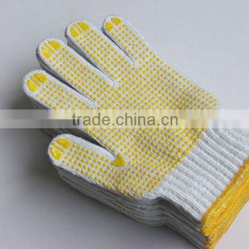 cotton knitted gloves work glove construction work glove