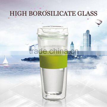 high borosilicate double wall christmas sales different shape coffee mugs for 400ml