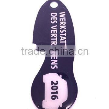 Cheapest shopping cart coin customized plastic trolley coin keychain