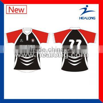 China Custom Sublimation Wholesale Spandex Team Set Rugby Jersey Shirts Unifroms