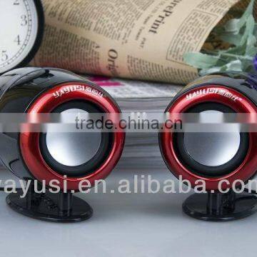 High Gloss Surface 2.0 CH USB Mini Computer Speaker For Laptop, 5W*2 photo-2