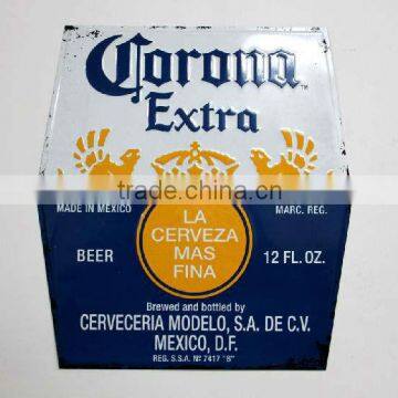 custom OEM funny vintage tin beer metal sign, vintage tin plaque