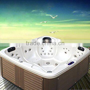 Whirlpool spa couple use family freestanding spa tub