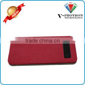 factory OEM Portable Mobile Power Bank 12000mah with LED light