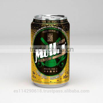 MOLLER Premium Lager Beer 5.0% canned 24x33cl