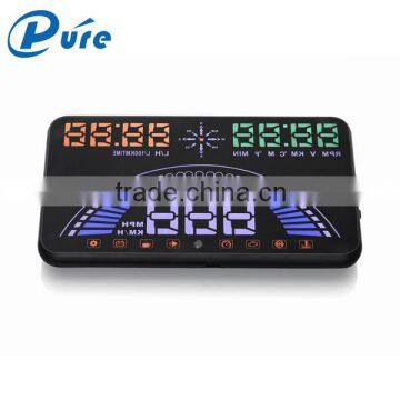 GPS HUD Head Up Display 2 in 1 System Free Switch 5.8 Inch HD Display Head Up Display