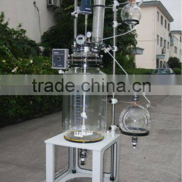 FC10003 100L Cap Style Jacketed Glass Reactor-SENCO- Complete Flange joints