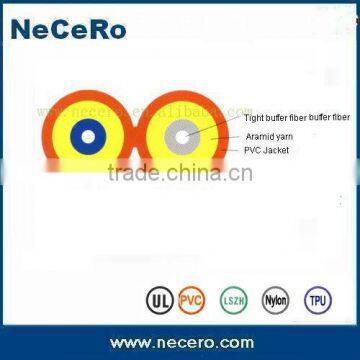 Duplex indoor optic fiber patch cord cable/opatch cord cable