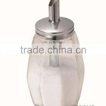 high quality salt dispenser,stainless steel sugar dispenser