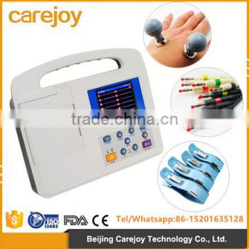 CE & ISO approved 1-channel Handheld palm Electrocardiograph ECG EKG machine