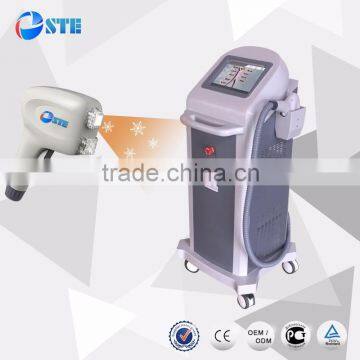 Manufactuer 2016 Latest Vertical Laser Diod 808 Hair Removal Permanent High Power Supply and 10HZ Frequency