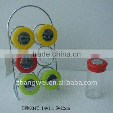 glass spice bottle