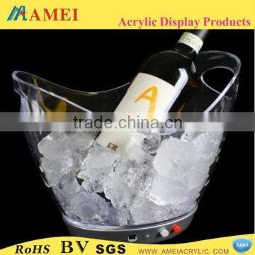 2013 Hot Acrylic Led Ice Bucket Wholesale/customized Acrylic Led Ice Bucket Wholesale photo-2