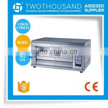 Economical 1 Deck 2 Trays Electric Deck Oven Price