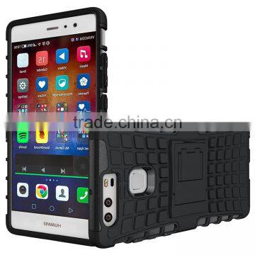 For HUAWEI P9 Lite Armor CASE Heavy Duty Hybrid Rugged TPU Impact Kickstand ShockProof Case Tyre Case Robot Case Spide Case photo-6