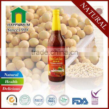 Chinese Spicy hot Chili Sauce 700g In Glass Bottle Happy Mum Brand