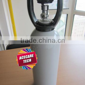 Aluminum CO2 gas tank, 4L-15MPa CO2 gas cylinder, aluminum tank