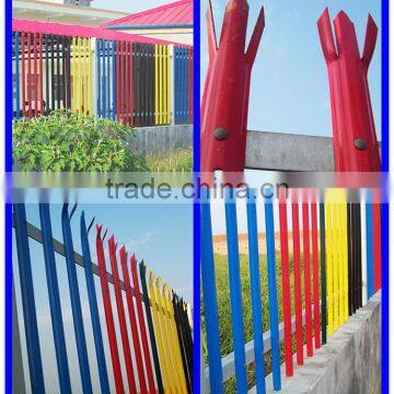 palisade steel fence from Anping Deming factory