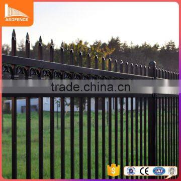 Anping manufacturer prefabricated steel fence with ISO certification