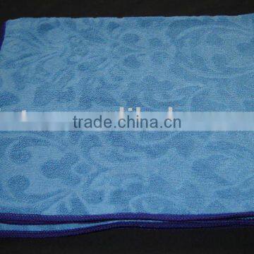 Microfiber Printed Car Cleaning Cloth (Jacquard)