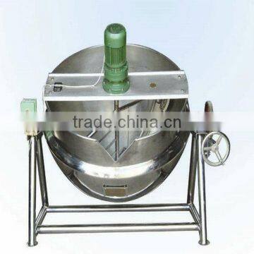 stainless steel inclinable steam jacketed kettles