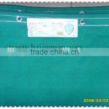 Green Safety Net Used in Construction