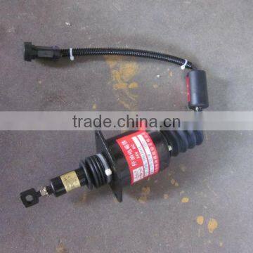 shangchai engine parts stop solenoid valve 59AL204 shanghai c6121 diesel flameout solenoid