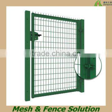 Green Vinyl Coated Metal Fence Gate Suppliers