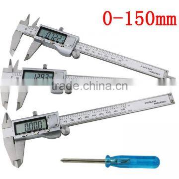 High Quality Electronic Digital Caliper Inch/Metric/Fractions Conversion 0-6 Inch/150 mm Stainless Steel Body