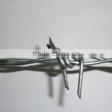 Factory price ! Galvanized/PVC coated barbed wire manufacturer (20 years factory)