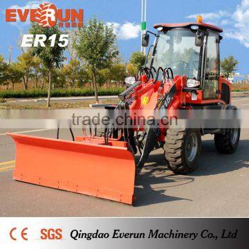 Everun 1.5 Ton Small Radlader China with Multi-Function Attachments