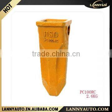 PC100RC backhoe bucket teeth, PC100 excavator bucket teeth