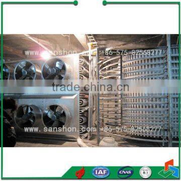 Advanced Sanshon SSF Vegetable, Fruit, Seafood, Prepared Food Spiral Freezing Machine