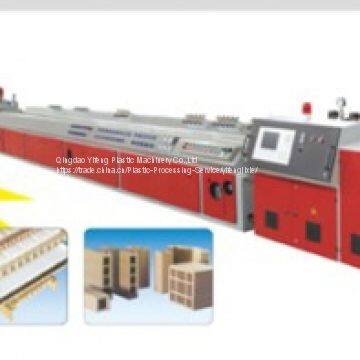 PVC,PE,PP Plastic and Wood Profile and Plate Extrusion Line