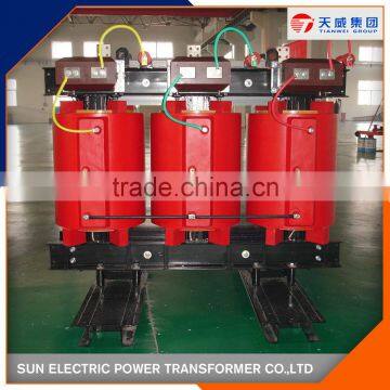 Dyn11 3 phase step down dry type electrical transformer