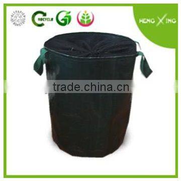 Recycle leaf garden bag with handles