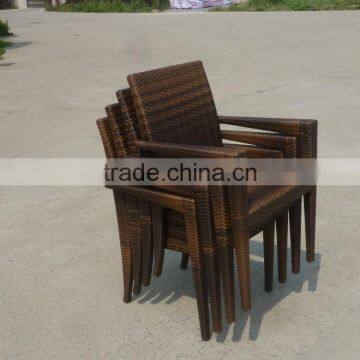 Leisure Rattan Furniture Cheap Wicker Garden Table and Chair (2107+2048) photo-3