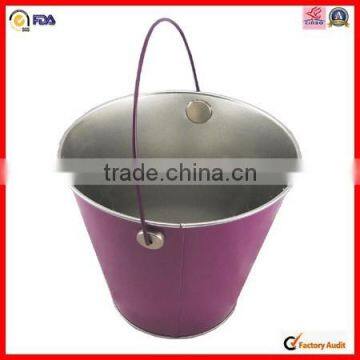 Tin Metal Lid Bucket photo-2