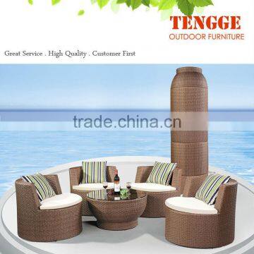 terrace furniture and garden sofa set round sofa furniture