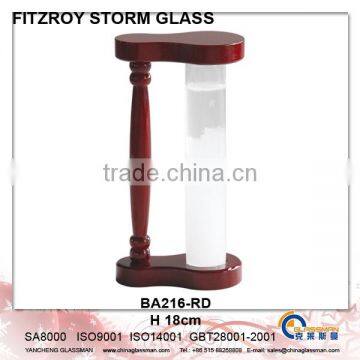 Weather Forecast Glass With Wood BA216-RD