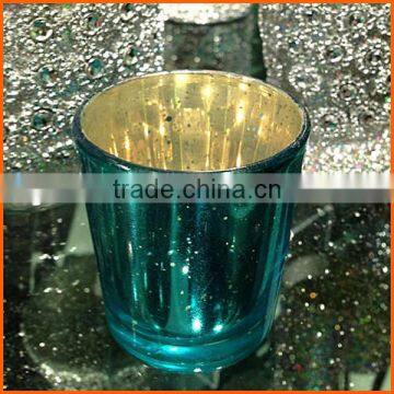 China factory low price wholesale mercury glass candle holders