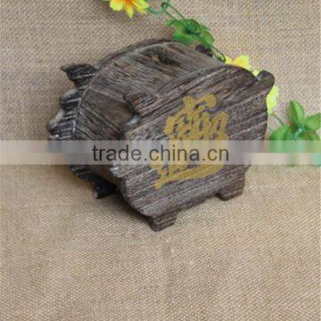 Antique Decoration Slot Wooden Kids Coin Collection Box photo-4