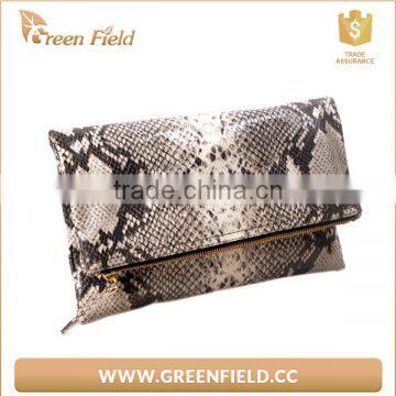Women Leather Clutches Women Leather Foldable Cluthes photo-2