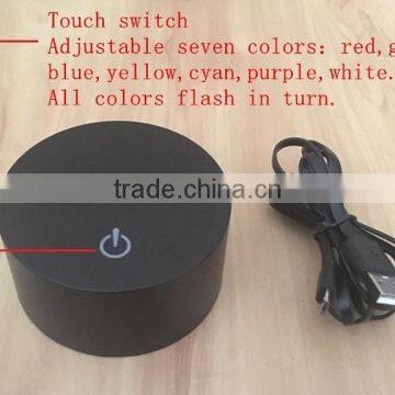 Double Usb Charger Led Optical Small Night Light Led Desk Lamp photo-6